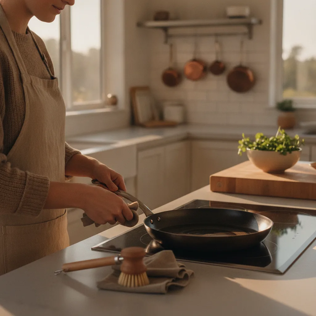 acier carbone cuisine professionnelle