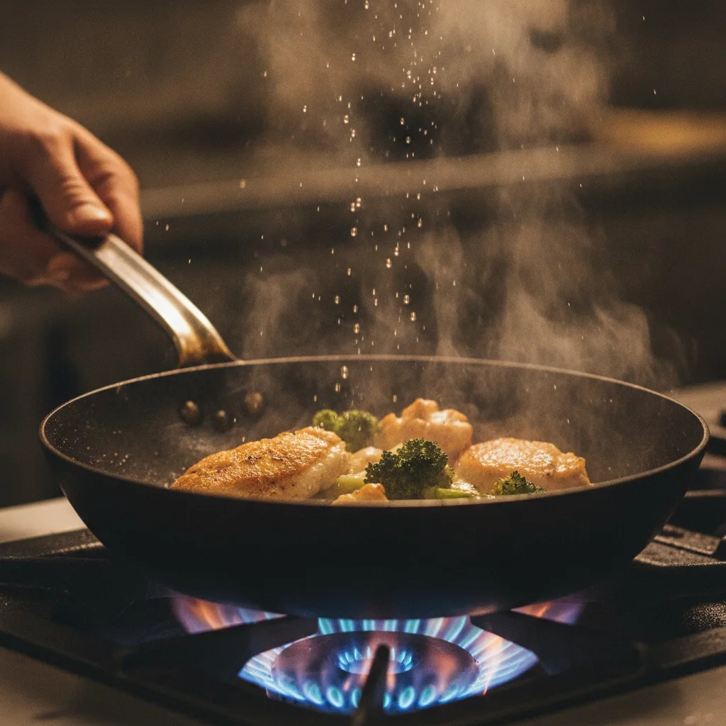 acier carbone cuisine professionnelle