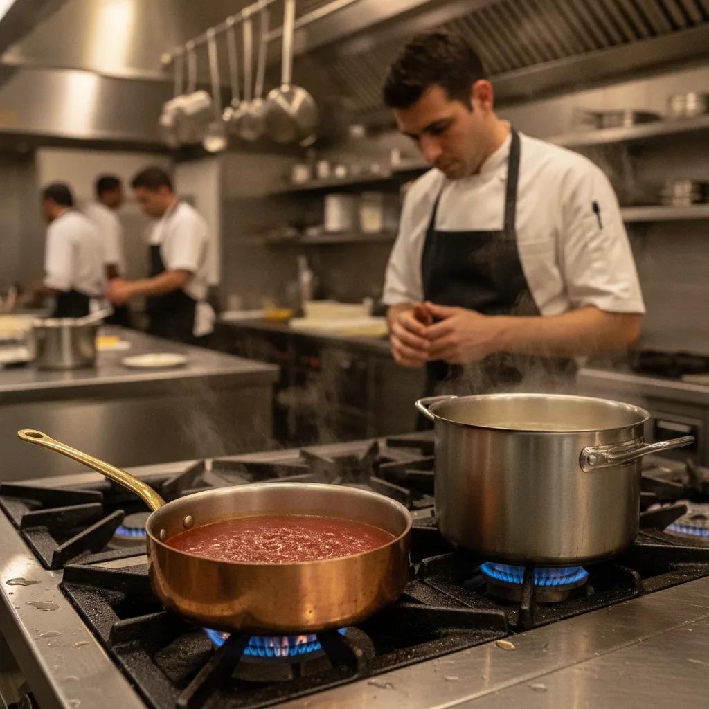 cuivre vs inox cuisine professionnelle